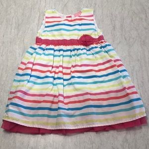 Place (4T) Rainbow 🌈 Striped Party Dress